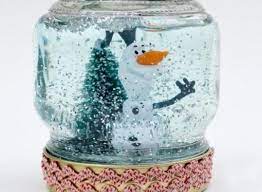 Globe de neige en verre 